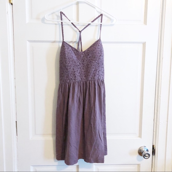 American Eagle Outfitters Purple Lace Dress - Picture 2 of 5